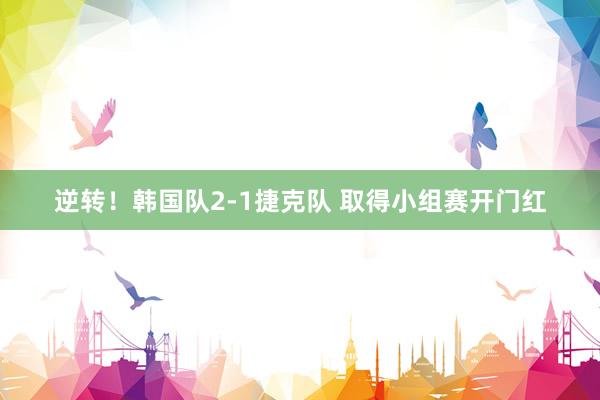 逆转!韩国队2-1捷克队 取得小组赛开门红