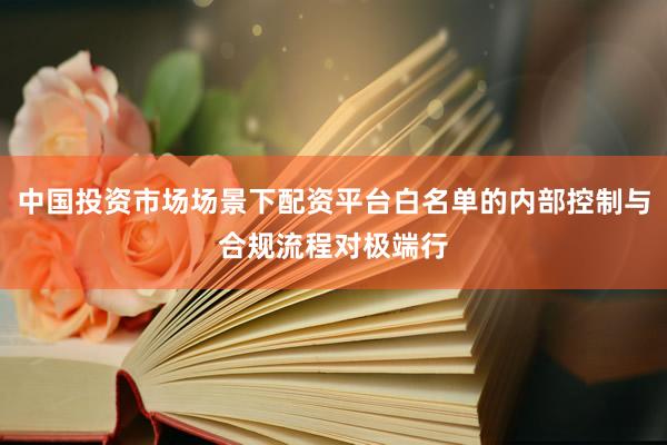 中国投资市场场景下配资平台白名单的内部控制与合规流程对极端行