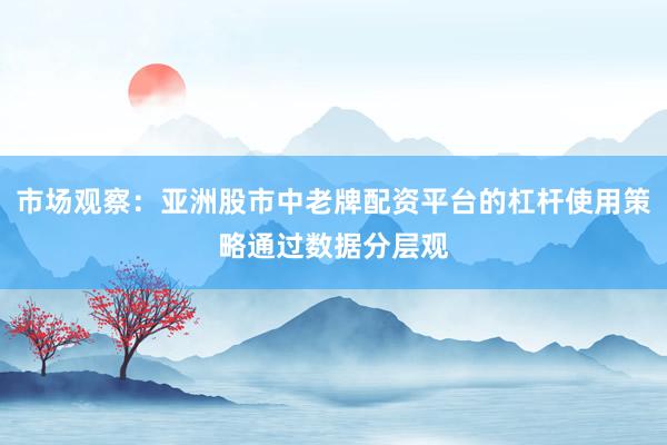 市场观察：亚洲股市中老牌配资平台的杠杆使用策略通过数据分层观